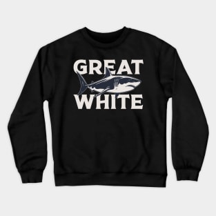 Great White Shark Crewneck Sweatshirt